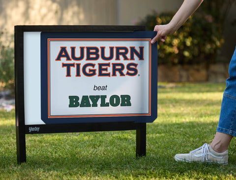 Auburn V Baylor Yardsy Sign yard sign