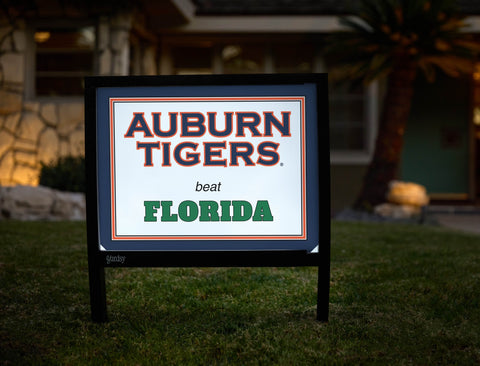 Auburn V Florida Yardsy Sign yard sign