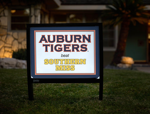 Auburn V Southern Miss Yardsy Sign yard sign