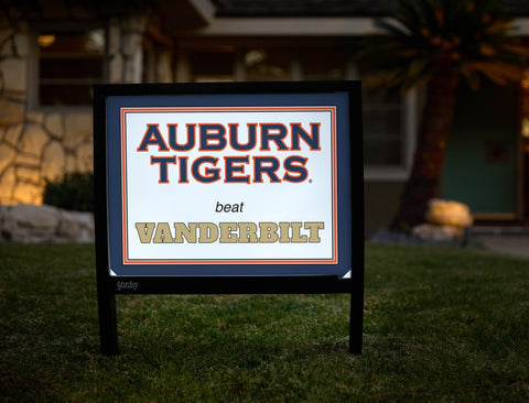 Auburn V Vanderbilt Yardsy Sign yard sign