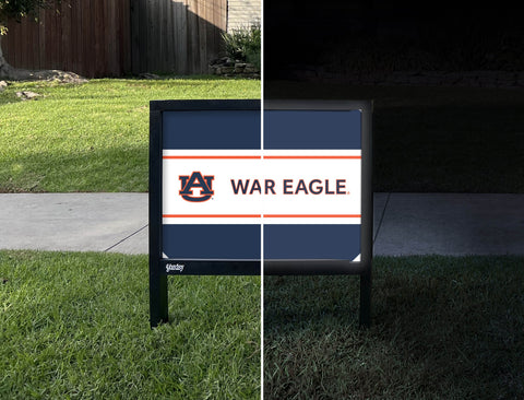 Auburn War Eagle Blue Yardsy Sign yard sign