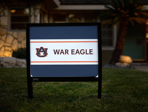 Auburn War Eagle Blue Yardsy Sign yard sign