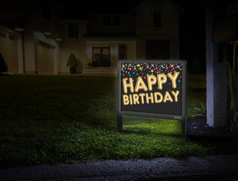 Balloon Birthday Mailbox