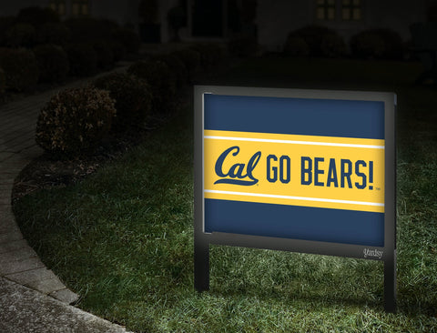 Berkeley Cal Go Bears Blue Yardsy Sign Walkway