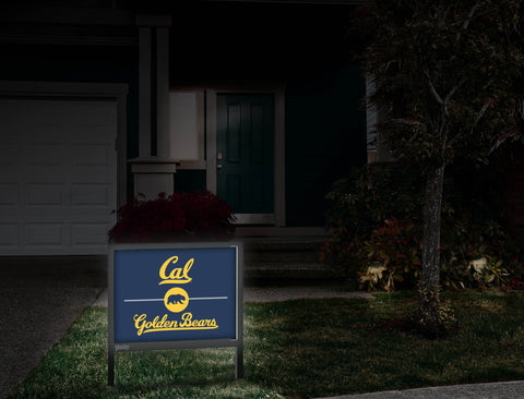 Berkeley Cal Golden Bears Blue V2 Yardsy Sign Front Door