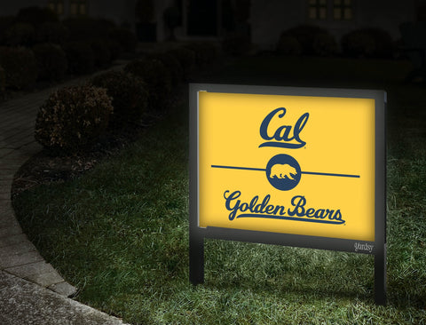 Berkeley Cal Golden Bears Gold V2 Yardsy Sign Walkway
