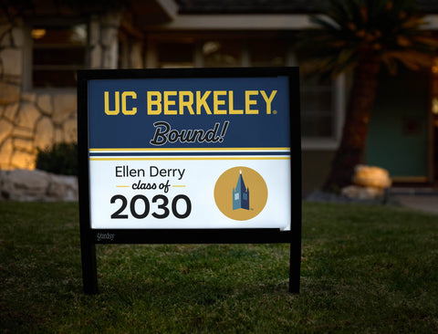 Berkeley College Bound Custom Yardsy Sign yard sign