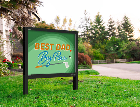 Best Dad By Par Yardsy Sign Yard