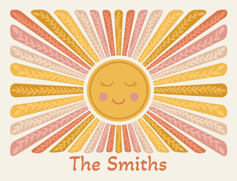 Boho Sun Custom Yardsy Sign yard sign