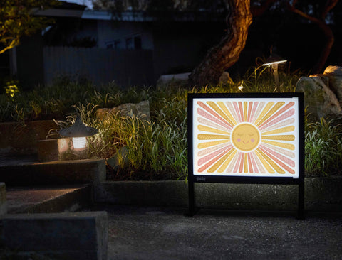 Boho Sun Yardsy Sign yard sign