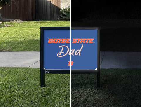 Boise State Dad Yardsy Sign yard sign
