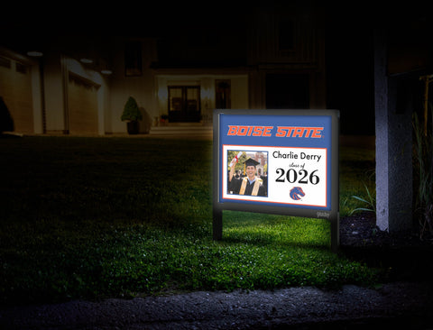Boise State Graduate Custom Yardsy Sign yard sign