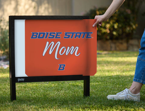 Boise State Mom Yardsy Sign yard sign