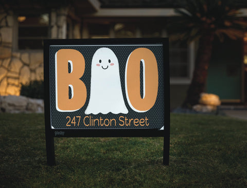 Boo Custom Yardsy Sign Yardsy Sign yard sign