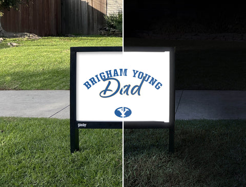 Brigham Young Dad Yardsy Sign yard sign