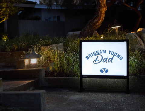 Brigham Young Dad Yardsy Sign yard sign