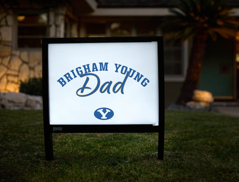Brigham Young Dad Yardsy Sign yard sign