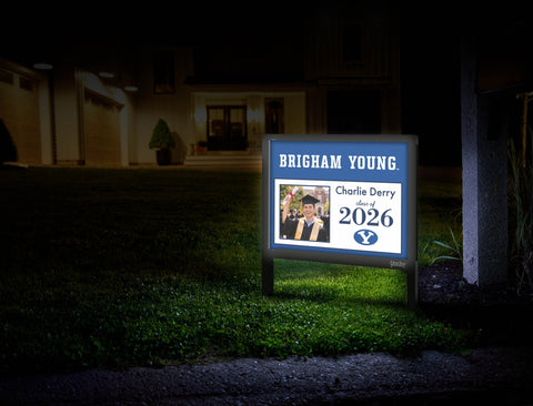 Brigham Young Graduate Custom Yardsy Sign yard sign
