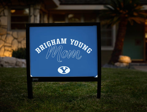 Brigham Young Mom Yardsy Sign yard sign