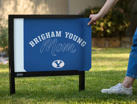 Brigham Young Mom Yardsy Sign yard sign