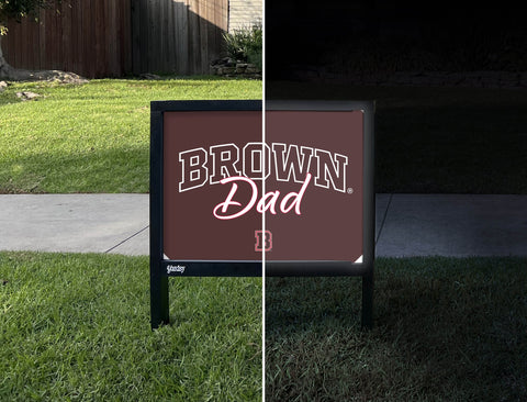 Brown Dad Yardsy Sign yard sign