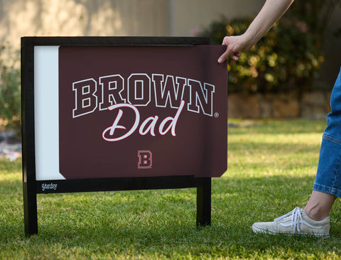 Brown Dad Yardsy Sign yard sign