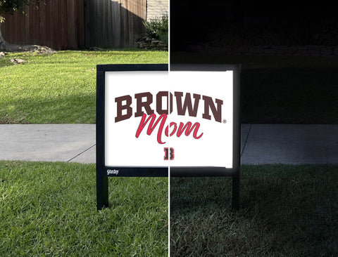 Brown Mom Yardsy Sign yard sign