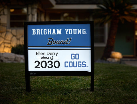 Byu College Bound Custom Yardsy Sign yard sign