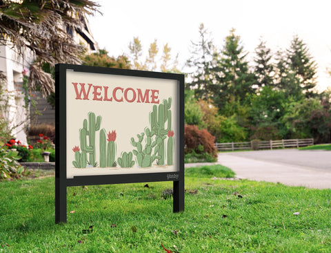 Cacti Welcome Yardsy Sign Yard