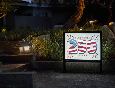 Celebrating 250 Years Yardsy Sign yard sign