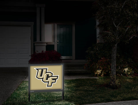 UCF Athletics Mark Gold Yardsy Sign