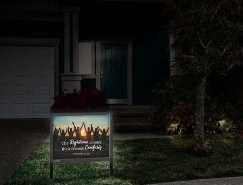 Choose Friends Carefully Front Door