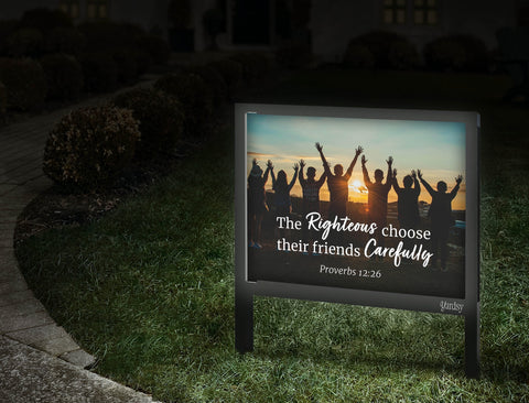 Choose Friends Carefully Walkway