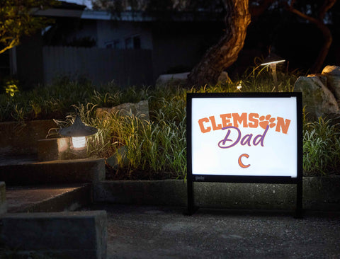 Clemson Dad Yardsy Sign yard sign