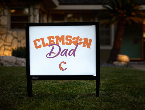 Clemson Dad Yardsy Sign yard sign