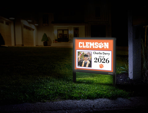 Clemson Graduate Custom Yardsy Sign yard sign