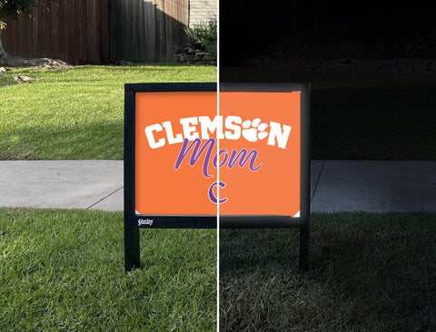 Clemson Mom Yardsy Sign yard sign