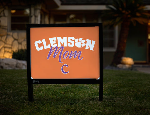Clemson Mom Yardsy Sign yard sign