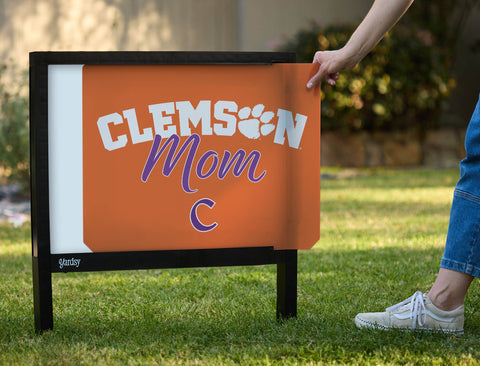 Clemson Mom Yardsy Sign yard sign