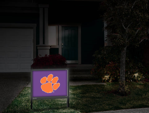 Clemson Paw Print Regalia Yardsy Sign