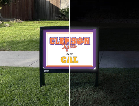 Clemson V Cal Yardsy Sign yard sign