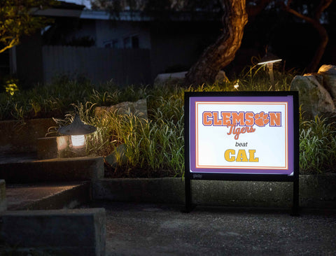 Clemson V Cal Yardsy Sign yard sign