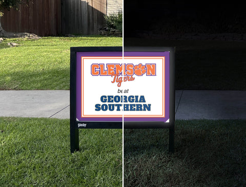 Clemson V Georgia Southern Yardsy Sign yard sign