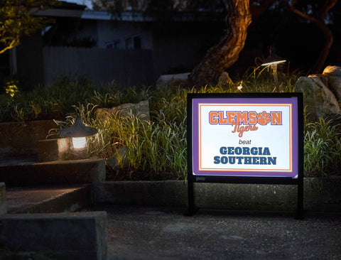 Clemson V Georgia Southern Yardsy Sign yard sign