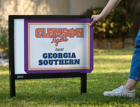 Clemson V Georgia Southern Yardsy Sign yard sign