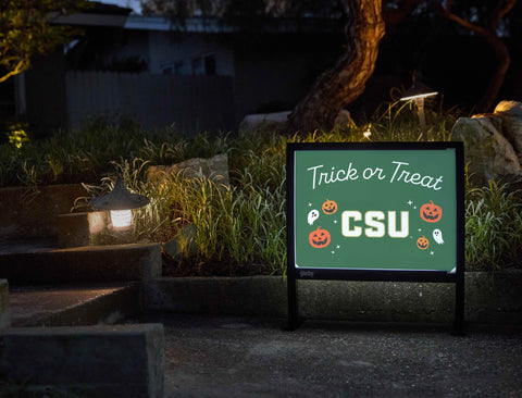 Colorado State Halloween Trick Or Treat Yardsy Sign yard sign