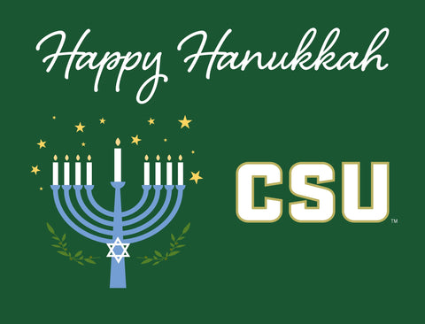 Colorado State Happy Hanukkah Yardsy Sign yard sign