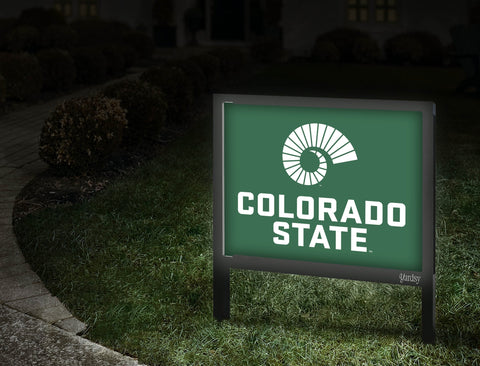 Colorado State Logo Green Yardsy Sign
