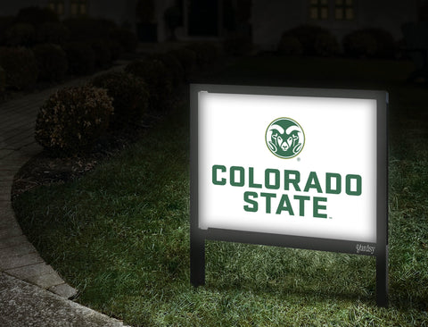 Colorado State White Yardsy Sign