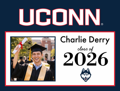 Connecticut Graduate Custom Yardsy Sign yard sign